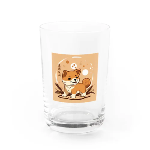 柴犬、縄文☆彡古代くん Water Glass