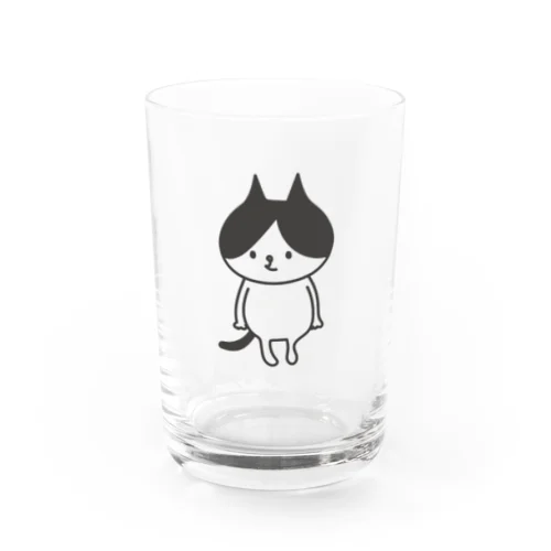 ハチワレキャット Water Glass