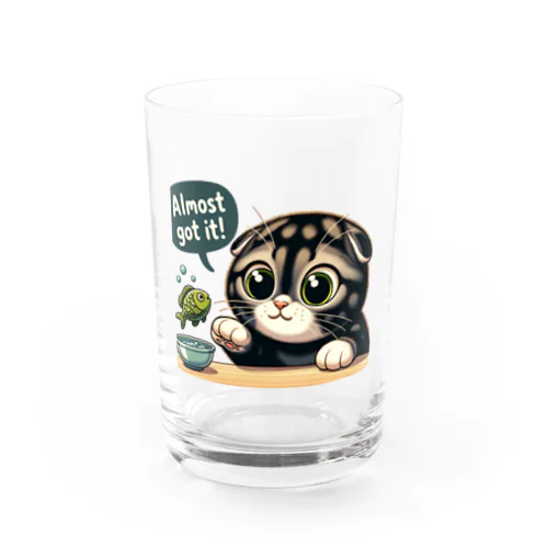 まる耳ねこのほっこり時間 Water Glass