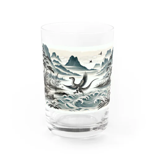 和風恐竜 Water Glass