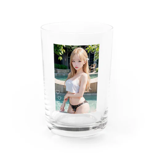 AI美女グッズ Water Glass