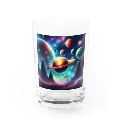 宇宙に浮かぶ惑星 Water Glass