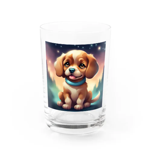 愛らしい犬 Water Glass