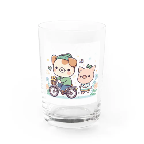 ぷくぷくシールのイラスト Water Glass