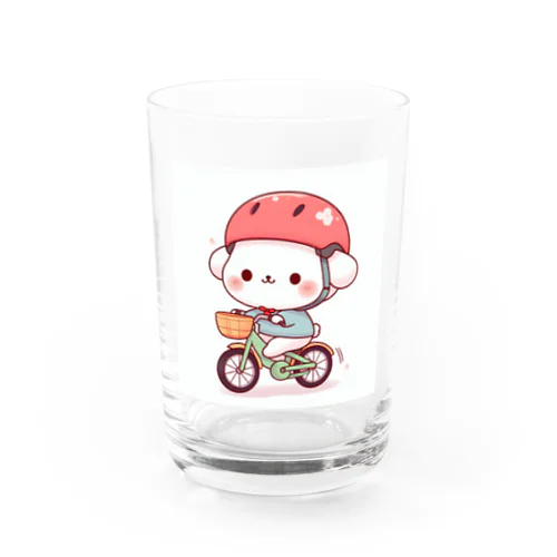 自転車のイラスト Water Glass