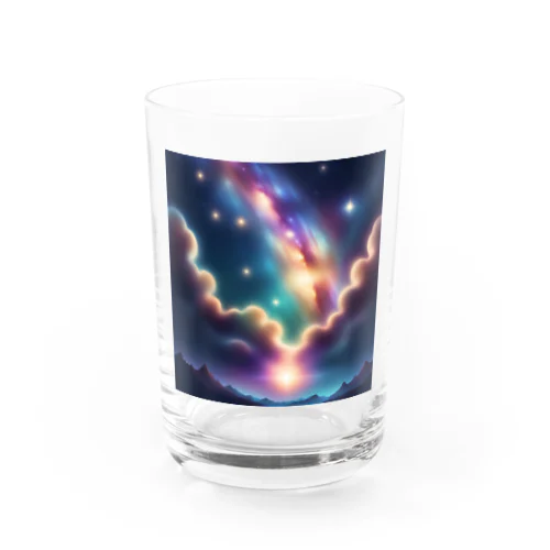 神秘的な宇宙 Water Glass