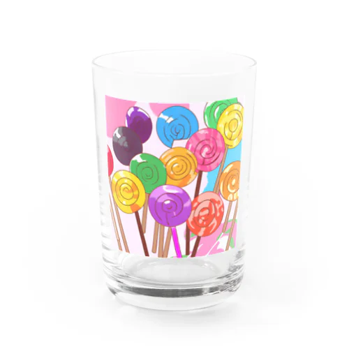 カラフルなキャンディイメージ Water Glass