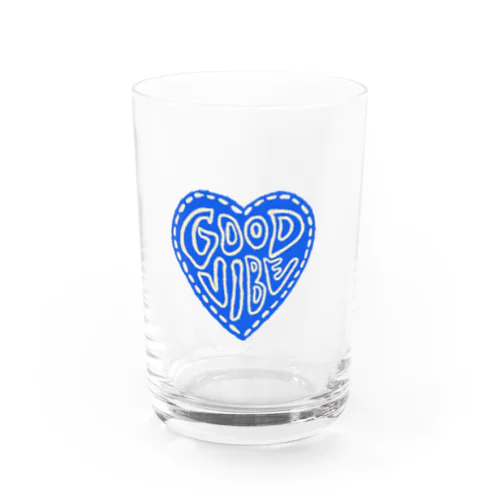 Good vibe: Blue Water Glass