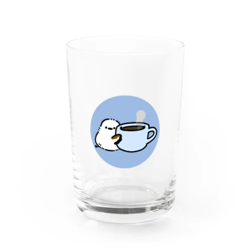 ホッと一息シマエナガちゃん Water Glass