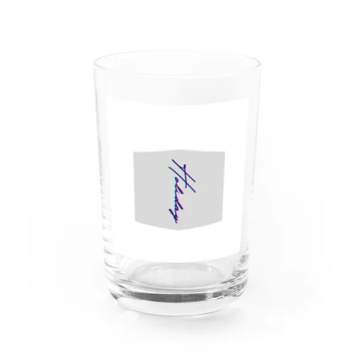 Holiday Water Glass