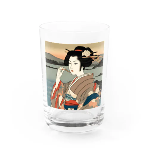 総角 - 浮世絵 Water Glass