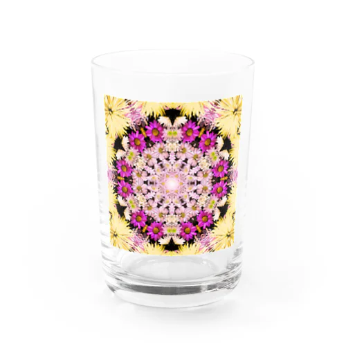 優雅な紫小菊 Water Glass