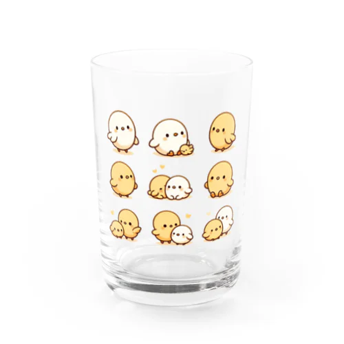 可愛らしいヒヨコグッズ Water Glass