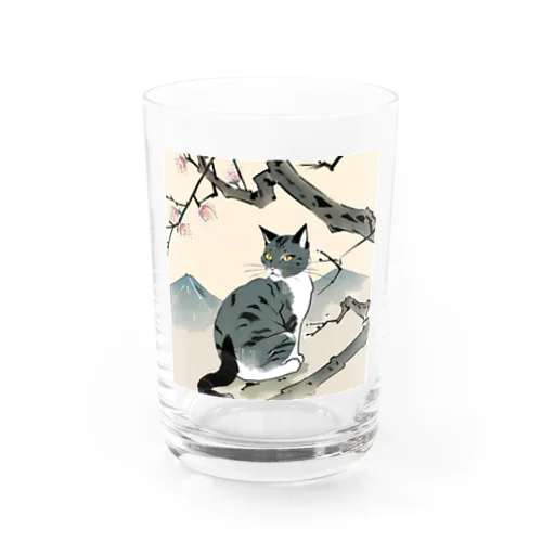 浮世絵猫 Water Glass