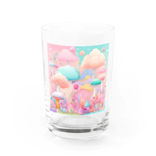 キノコのアート Water Glass