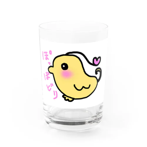 ぽっぽどり Water Glass