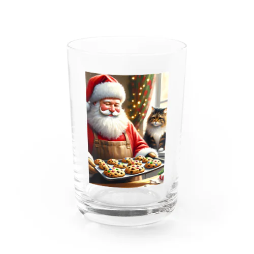 Christmas Baking Water Glass