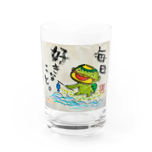 毎日好きなこと　河童くん Water Glass