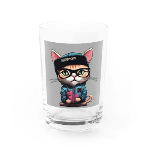 ヒップホップ猫 Water Glass