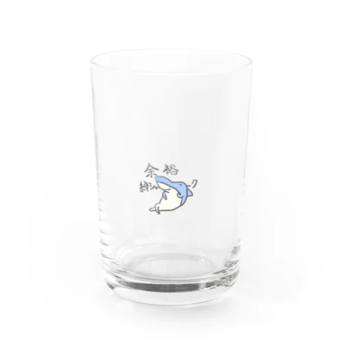 余裕綽シャーク Water Glass