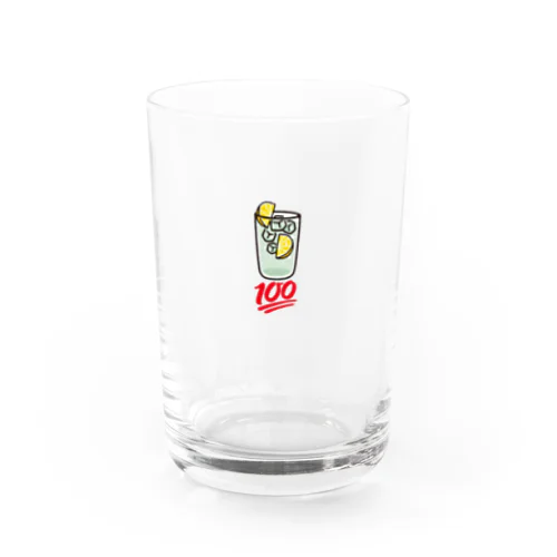レモンサワー100点 Water Glass