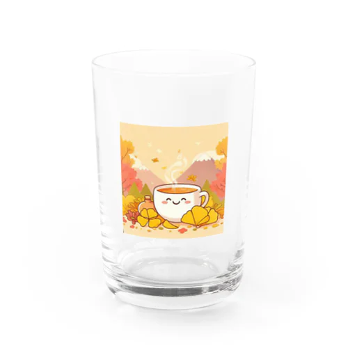 イチョウと紅茶シリーズ② Water Glass