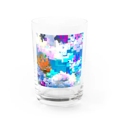 Digital sky Water Glass