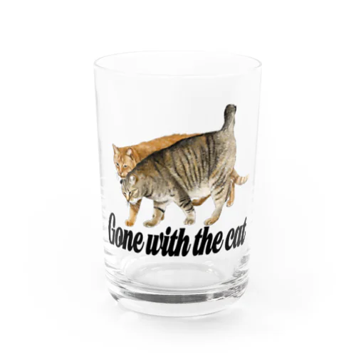 猫と共に去りぬ Water Glass