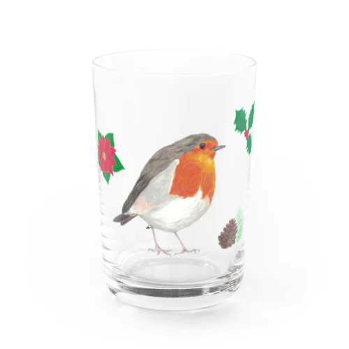 [森図鑑] クリスマスロビン(西洋こまどり)A グラス