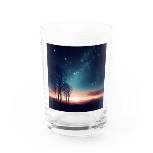 幻想的な夜空🌌 Water Glass