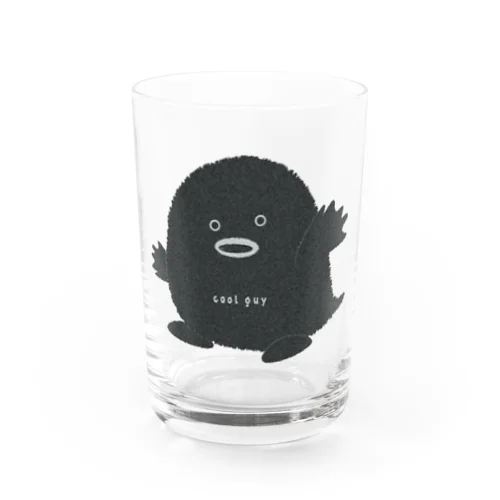 cool guy Water Glass