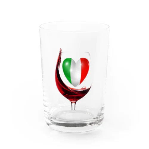 国旗とグラス：イタリア（雑貨・小物） Water Glass