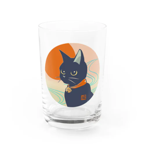 陽と水と黒猫 Water Glass