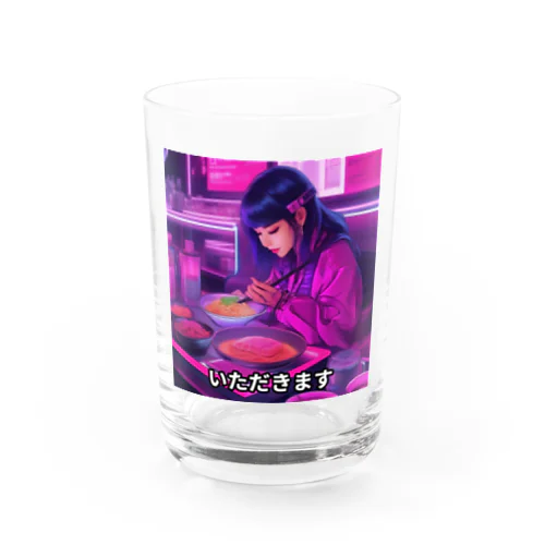 いただきます Water Glass