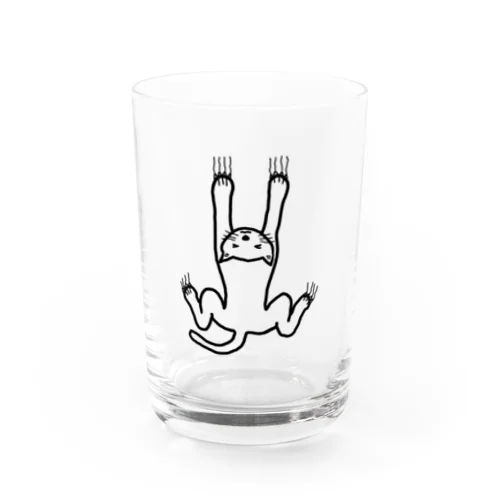 ギリギリねこ Water Glass