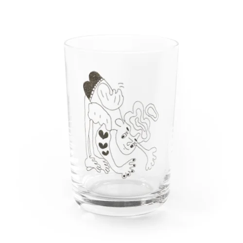 天使　tatoo Water Glass