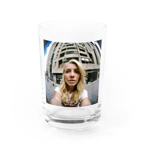 street(lady) Water Glass