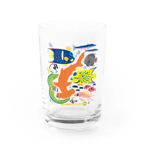 キング&クイーンエンゼルフィッシュ Water Glass