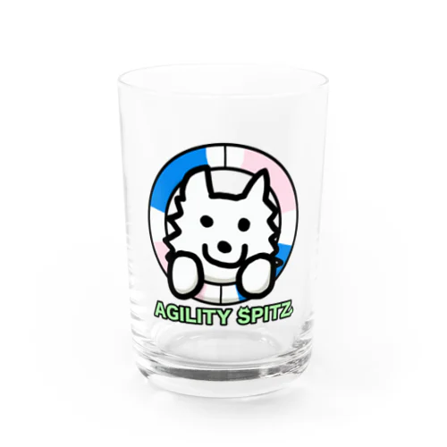 AGILITY SPITZ「タイヤからこんにちは！」 Water Glass