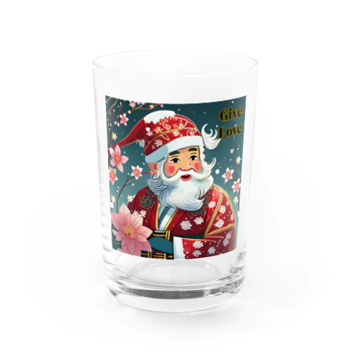 GiveLoveSanta Water Glass