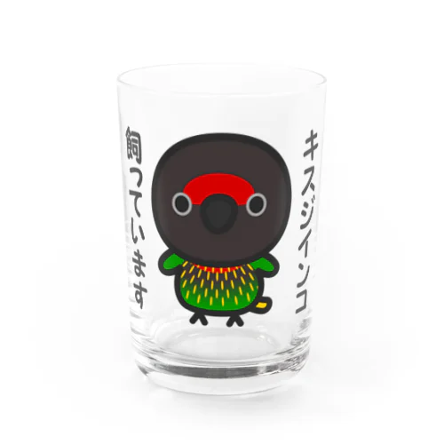 キスジインコ飼っています Water Glass