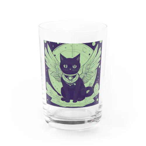 宇宙黒猫キョロちゃん(チョコミント) グラス