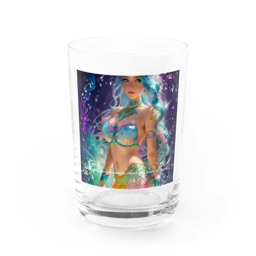 Consciousness connects mind and body to space Water Glass