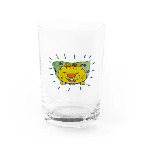 スーパー猫くん Water Glass