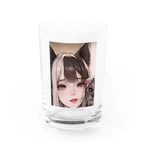 地雷系猫耳女子 Water Glass
