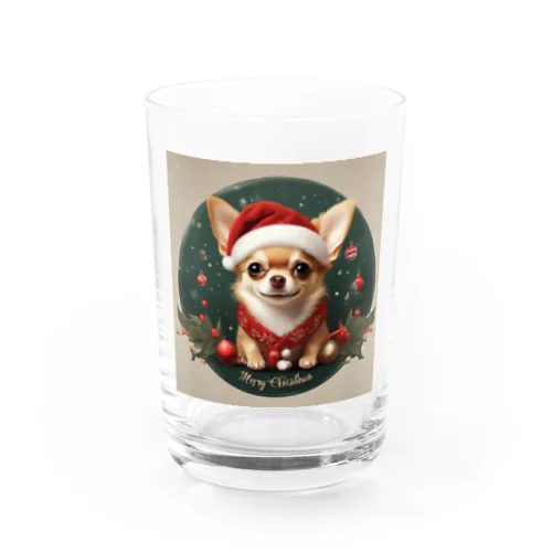 小さな友達と共に迎える、クリスマスの夜」 Water Glass