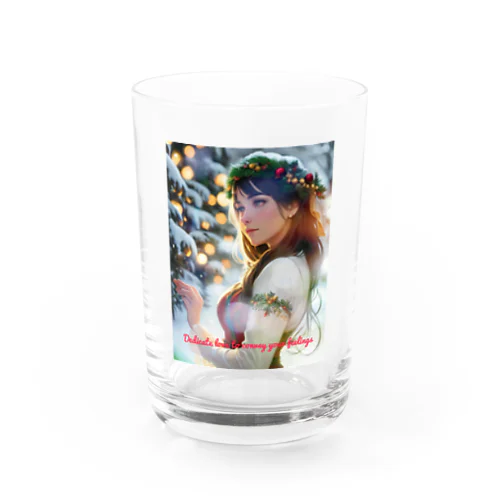 Dedicate love to convey your feelings Water Glass