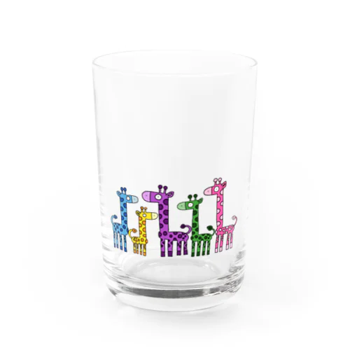 カラフルGIRAFFE Water Glass