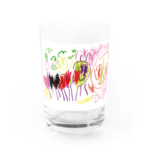 みーみちゃんのあおむし Water Glass