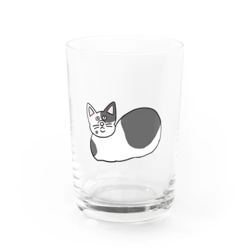 ねこのゴマ Water Glass